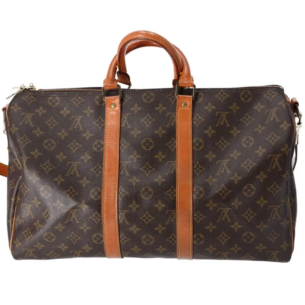 Louis Vuitton Keepall Bandouliere 45 Monogram Boston Bag M41418 Canvas